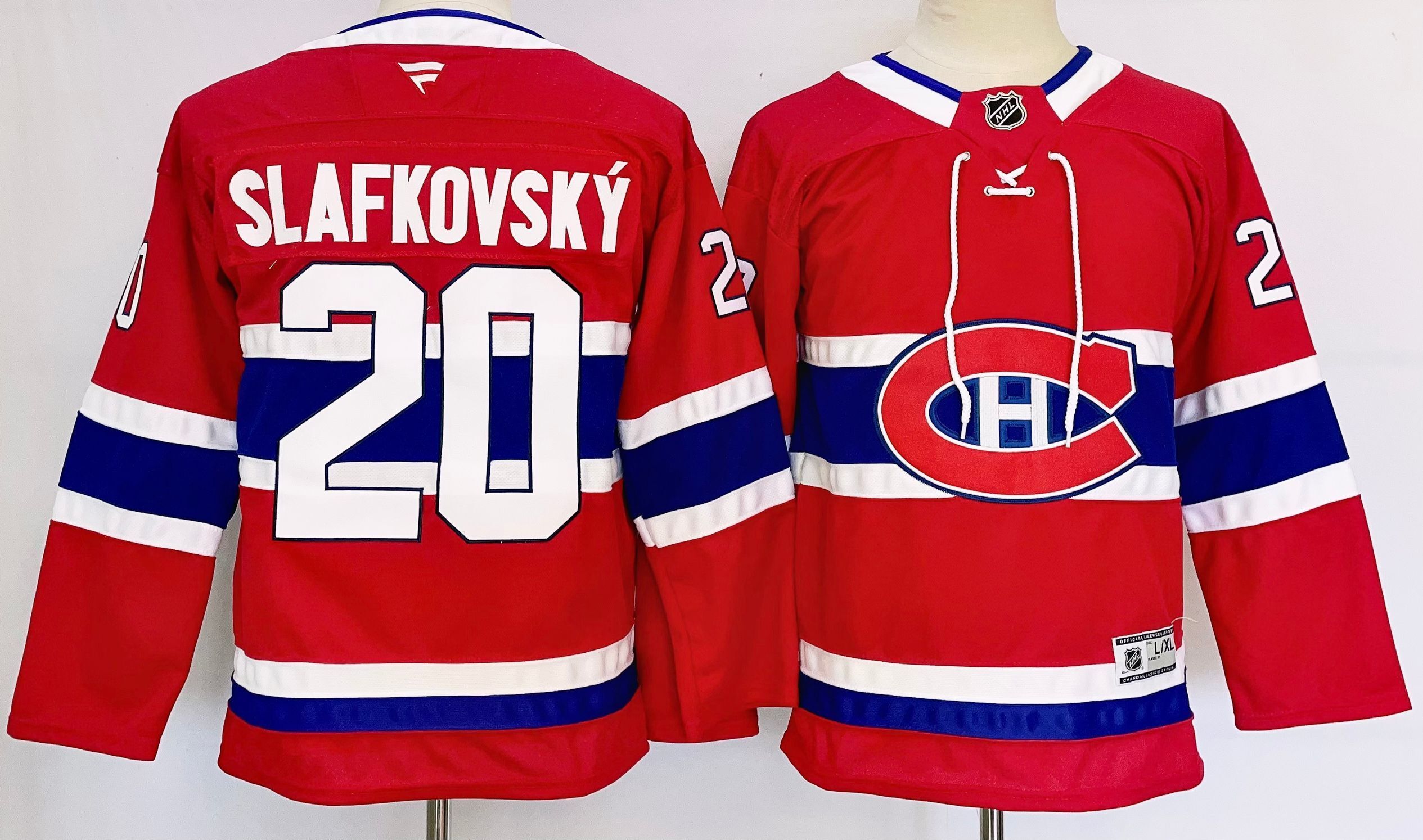 Youth Montreal Canadiens #20 Slafkovsky Red 2026 Adidias NHL Jersey style 001->youth nhl jersey->Youth Jersey